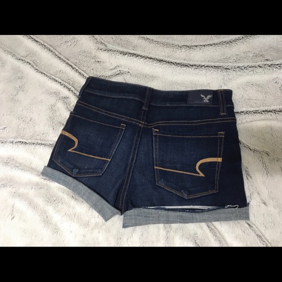 3/$15 Dark blue jean shorts from American eagle - Picture 3 of 6